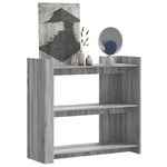 Clayre & Eef Sidetable 120x49x86 cm Wit Ijzer Hout Halfrond Bloemen Wandtafel Wit Wandtafel