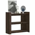 Clayre & Eef Sidetable 194x35x81 cm Bruin Hout Rechthoek Wandtafel Bruin Wandtafel