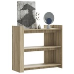 Clayre & Eef Sidetable 194x35x81 Cm Bruin Hout Rechthoek Wandtafel Haltafel Console Tafel Bruin Wandtafel Haltafel