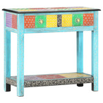 Clayre & Eef Sidetable 118x40x100 Cm Wit Hout Wandtafel Haltafel Console Tafel Wit Wandtafel Haltafel