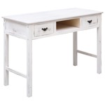 Clayre & Eef Sidetable 121x40x99 Cm Beige Grijs Hout Wandtafel Haltafel Console Tafel Beige Wandtafel Haltafel