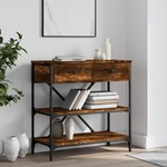 Clayre & Eef Sidetable 100x40x84 Cm Wit Hout Wandtafel Haltafel Console Tafel Wit Wandtafel Haltafel