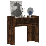 Clayre & Eef Sidetable 121x45x81 Cm Zwart Bruin Ijzer Hout Rechthoek Wandtafel Haltafel Console Tafel Zwart Wandtafel