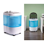 Lowander mini wasmachine 3kg - Camping wasmachine met bovenlader