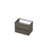 Mueller Lida wastafelmeubel 100cm hoogglans wit