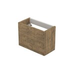 Topblad Aqua Splash Maia tbv Wastafelmeubel 100x46x2.5 cm Mat Zwart Aqua Splash