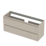 Mondiaz Bukla 180cm badmeubel met module 60 Washed Oak met 3 lades wastafel Cloud midden 1 kraangat Talc