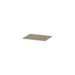 Alape Insert wastafelmeubel kom links 485x317cm met kraangat zonder overloop met plug antraciet 5241000110