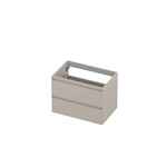 Alape Insert wastafelmeubel kom rechts 485x317cm met kraangat zonder overloop met plug wit 5242000000