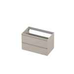 Alape Folio 2 Wastafelmeubel 80,4x50x35 cm Wit