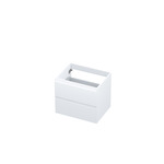 MD Interior Mocu mangohout wastafelmeubel 60cm met keramische kom