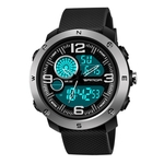 Originele Xiaomi 50ATM waterdicht elektronisch horloge ondersteuning kalender display & time Countdown grootte: L (zwart)