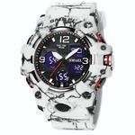 SKMEI 1392 Multi-functioneel Outdoor Sports Watch Business Double Display Waterproof Electronic Watch(Zwart)