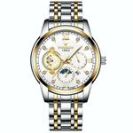 SKMEI sporthorloge 1251 mannen modieuze buiten 50m waterdicht digitaal horloge met PU Watchband(Gold)