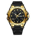 SKMEI 1270 Heren Waterdicht Dual Display Digitaal Horloge Outdoor Sports Watch (Grijs)