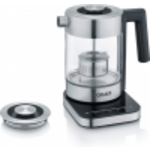 Graef WK350 Waterkoker 1 l 2000 W Zwart, Roestvrijstaal, Transparant