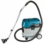 Makita VC007GLZ01 | 2x40V Max Accu Stofzuiger | Nat en droog | L-klasse | AWS | Zonder accu en lader VC007GLZ01