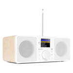 DAB Radio met Bluetooth en Internetradio - Audizio Rome - Wekkerradio - Wifi - AUX - 2 Speakers - Zwart
