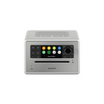 DAB Radio met Bluetooth en Internetradio - Audizio Rome - Wekkerradio - Wifi - AUX - 2 Speakers - Wit