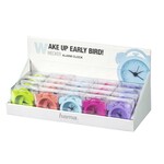 Hama wekker classic geluidsarm zwart/wit
