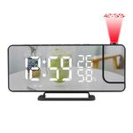 TS-9210 Digitale spiegelprojectie Wekker met FM-radio- en temperatuurvochtigheid