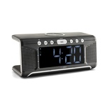 Digitale Wekker Met Draadloze Oplader - Wake up Light - Nachtlampje - Qi Lader - Wit (HCG019QI-WA)