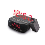 Digitale Wekker met Draadloze Oplader - Dual Alarmklok - Nachtlamp en Wake Up Light (HCG019QI-BA)