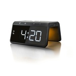 Digitale Wekker - Draadloze Oplader Voor Telefoon - Wake Up Light - Geel (HCG019QI-YE)