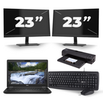 Dell Latitude 5290 - Intel Core i5-8e Generatie - 12 inch - 16GB RAM - 480GB SSD - Windows 11 + 3x 23 inch Monitor