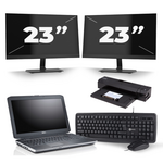 Dell Latitude E7240 - Intel Core i7-4e Generatie - 12 inch - 8GB RAM - 240GB SSD - Windows 11 + 1x 24 inch Monitor