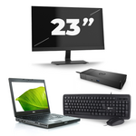 Dell Latitude E7240 - Intel Core i3-4e Generatie - 12 inch - 8GB RAM - 240GB SSD - Windows 11 + 2x 24 inch Monitor
