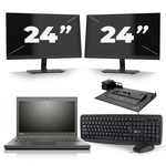 Dell Precision 7520 - Intel Core i7-6e Generatie - 15 inch - 16GB RAM - 480GB SSD - Windows 11 + 2x 22 inch Monitor