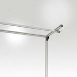 Manuflex ZB3794.6011 Aanbouw opbouwdeel zonder arm voor universele + PROFI speciale aanbouw tafels, gebruiksh 1500 mm
