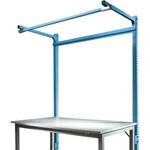 Manuflex ZB3841.7016 Opbouwdeel met arm voor universele + professionele standaard achtergrond tafels, gebruiksh 1500 mm