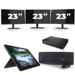 Dell Latitude 5491 - Intel Core i5-8e Generatie - 14 inch - 16GB RAM - 480GB SSD - Windows 11 + 2x 22 inch Monitor