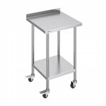 VEVOR werk- en voorbereidingstafel RVS werktafel 762x1524mm tweelaags