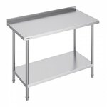 VEVOR roestvrijstalen werktafel keukenwerktafel 610x1219x914mm restaurant hotel