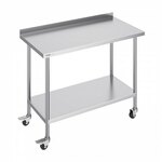 Wolfcraft 6909000 MASTER work 1600 mobiele werktafel 21 kg Zwart, Zilver