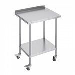 VEVOR Werktafel Keukentafel Voorbereidingstafel Commercieel 610x381mm Oprolbaar