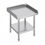 VEVOR RVS werktafel voorbereidingstafel 610x1524mm tweelaags commercieel