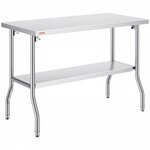 Manuflex AU5731.5021 Compleet werktafel basis- en aanbouw universele standaard met melamine schijf, bxdxh = 4000 x 800 x 760-870 mm Waterblauw