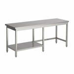 Manuflex AU7361.5012 Werktafel universele speciale mobiel met melamine schijf, bxdxh = 1500 x 1000 x 752-972 mm Lichtblauw (RAL 5012)