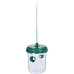 Wespenvanger/wespenval blauw 17 cm van glas - Ongediertevallen - Ongediertebestrijding
