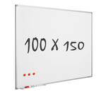 Emaille whiteboard zonder rand - 60x90 cm