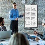 VidaXL Whiteboard magnetisch inklapbaar 200x40x1,7 cm aluminium