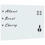 VidaXL Whiteboard magnetisch 110x60 cm staal wit