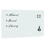 Magnetisch whiteboard met massief grenenhouten frame 80x55 cm