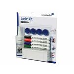 Rocada Whiteboard Whiteboard Natural (b x h) 115 cm x 75 cm Wit Kunststof coating Incl. opbergbakje, Horizontaal- of verticaalformaat
