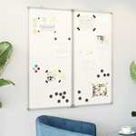 Rocada Whiteboard Whiteboard Natural (b x h) 115 cm x 75 cm Wit Kunststof coating Incl. opbergbakje, Horizontaal- of verticaalformaat
