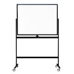 Whiteboard Met Zwart Frame - Magnetisch - 90x120 Cm